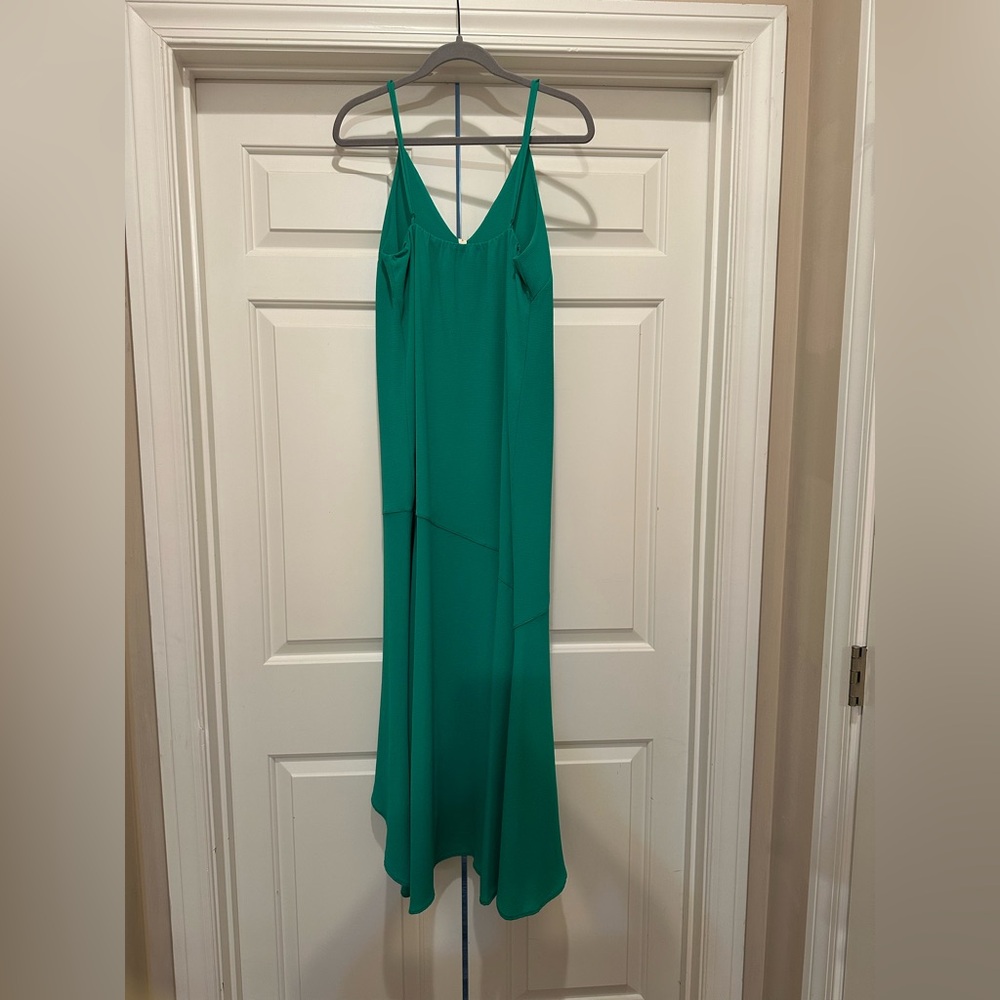 Emerald green dress